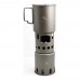 Дровяная печь TOAKS Titanium Backpacking Wood Burning Stove Small